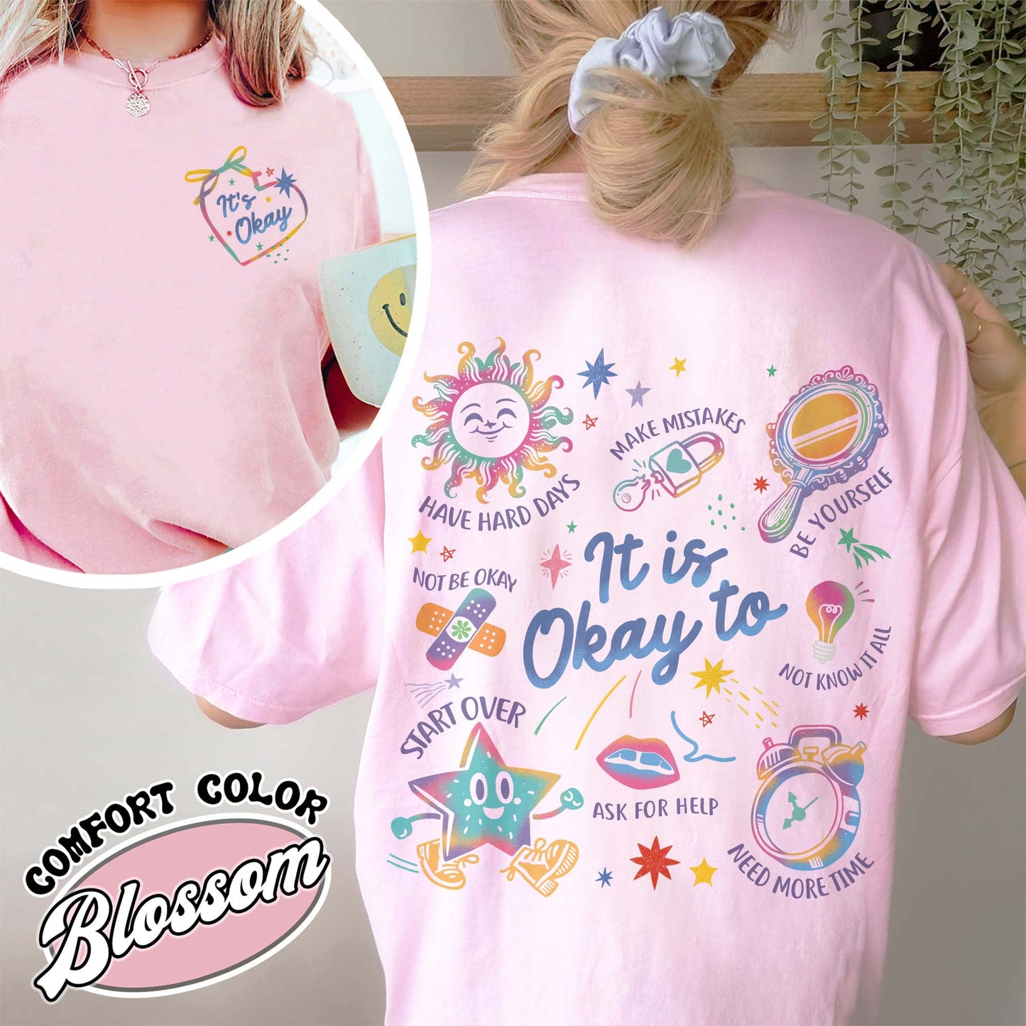 Mental Health Comfort Color Shirt, It’s Okay To Make Some Mistakes Shirt, Kindness Shirt