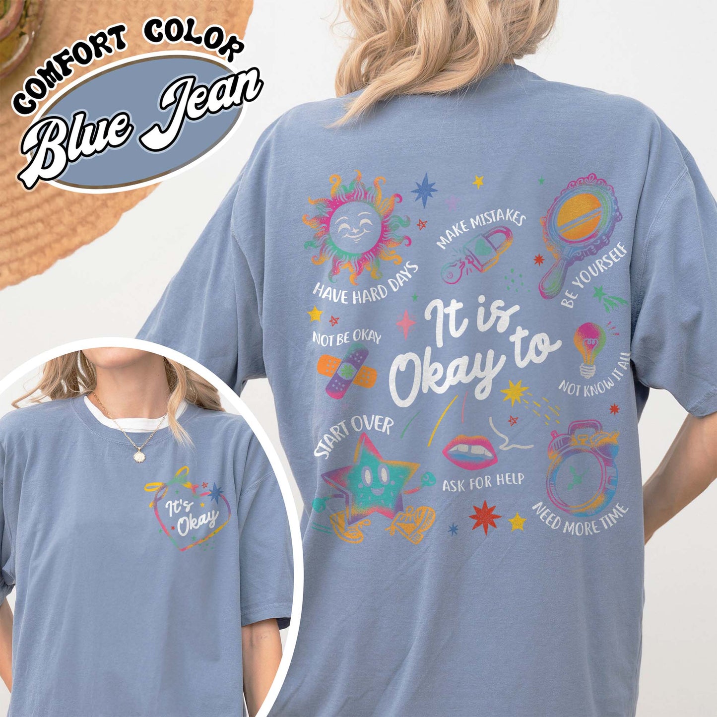 Mental Health Comfort Color Shirt, It’s Okay To Make Some Mistakes Shirt, Kindness Shirt