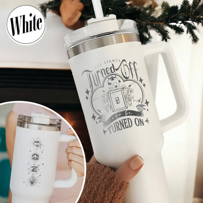 Noah Kahan Tumbler 40oz, Tumbler 40oz, Engraved Tumbler With Handle, Stick Season Tumbler, Laser Engraved Tumbler With Handle, 40oz Tumbler