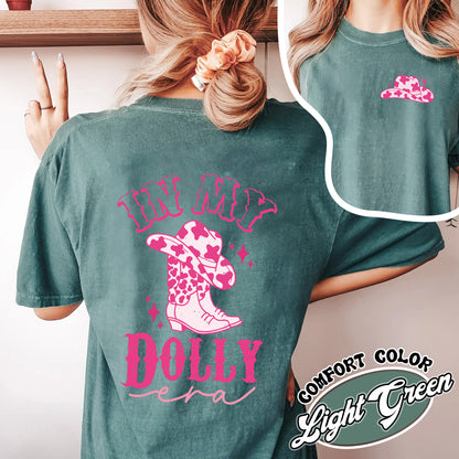 In My Dolly Era Comfort Color Shỉt, Dolly Shirt, Dolly Cowboys, Dolly Shirt for Girls, Dolly Shirt in Pink, Graphic Tees Dolly, Holiday Gift