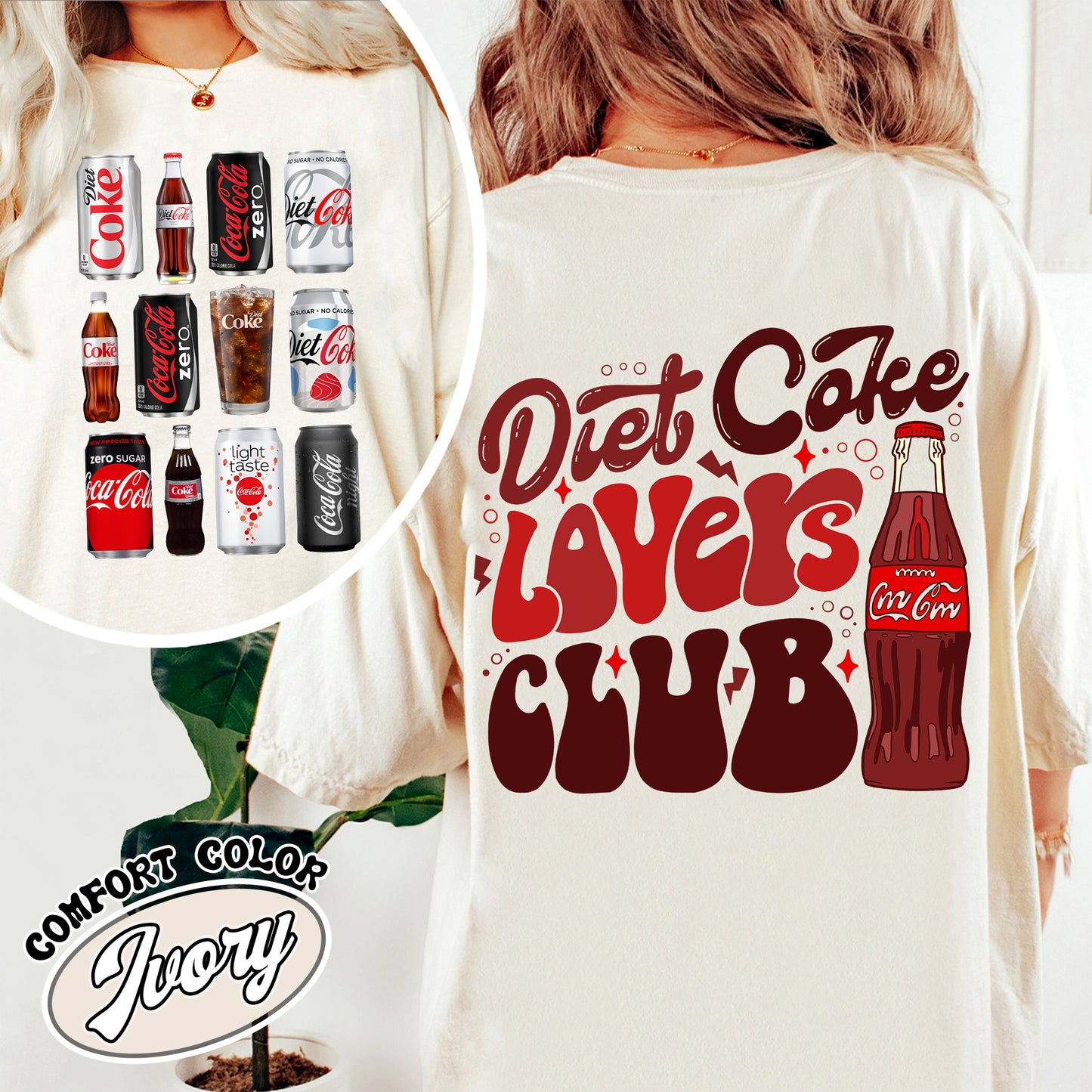 Diet Coke Comfort Color Shirt, Diet Coke Can, Diet Coke Funny, I Need a Diet Coke, Diet Coke Lovers Shirt, Diet Coke