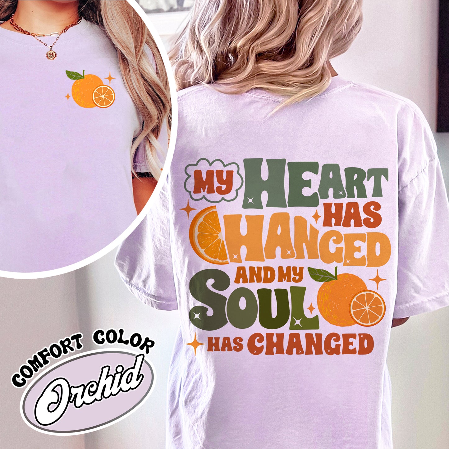 Orange Juice Comfort Color Shirt, Orange Juice Shirt, My Heart Has Changed and My Soul Has Changed Shirt, Stick Season Shirt, Music Merch Tour Shirt