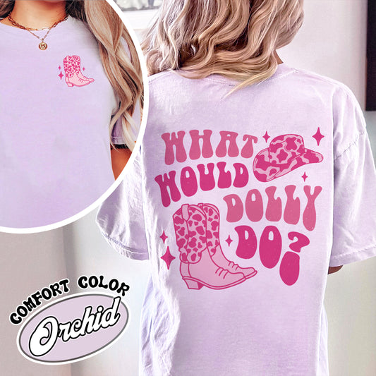 What Would Dolly Do Comfort Color Shirt, Dolly Christmas Shirt, Dolly Shirt, In Dolly We Trust Shirt, Holly Dolly Shirt, Western Christmas