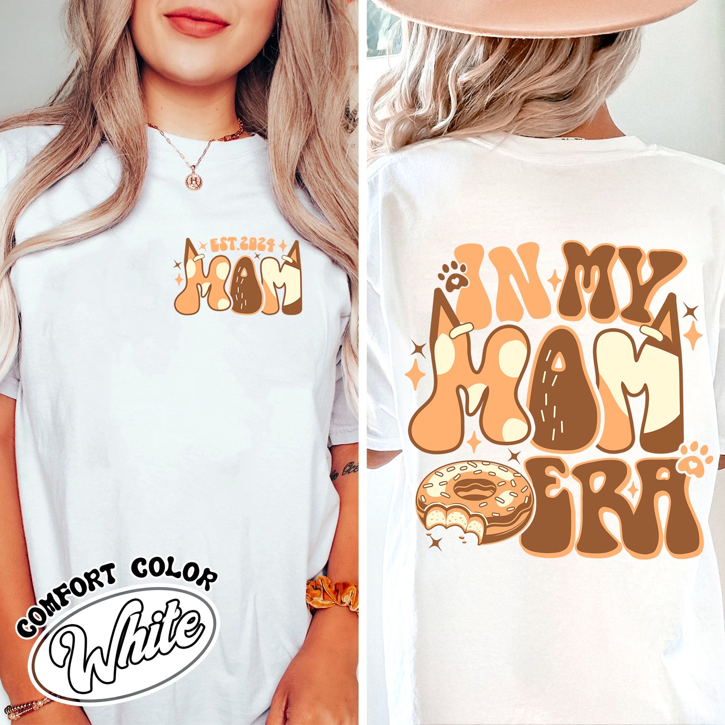 Mom And Dad Comfort Colors Shirt,Bluey Family Shirt,Shirt for Mom and Dad, Mom Era Shirt