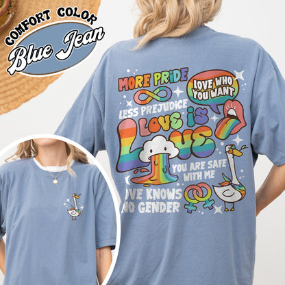 Love Is Love Lgbt Comfort Colors Shirt, Kindness Shirts, LGBTQ Support Tees, Gay Pride Shirt, Proud Ally Shirt, Proud To Be An Ally Shirt, Pride Month Shirt