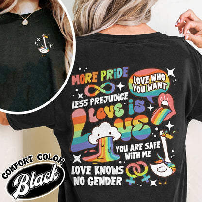 Love Is Love Lgbt Comfort Colors Shirt, Kindness Shirts, LGBTQ Support Tees, Gay Pride Shirt, Proud Ally Shirt, Proud To Be An Ally Shirt, Pride Month Shirt