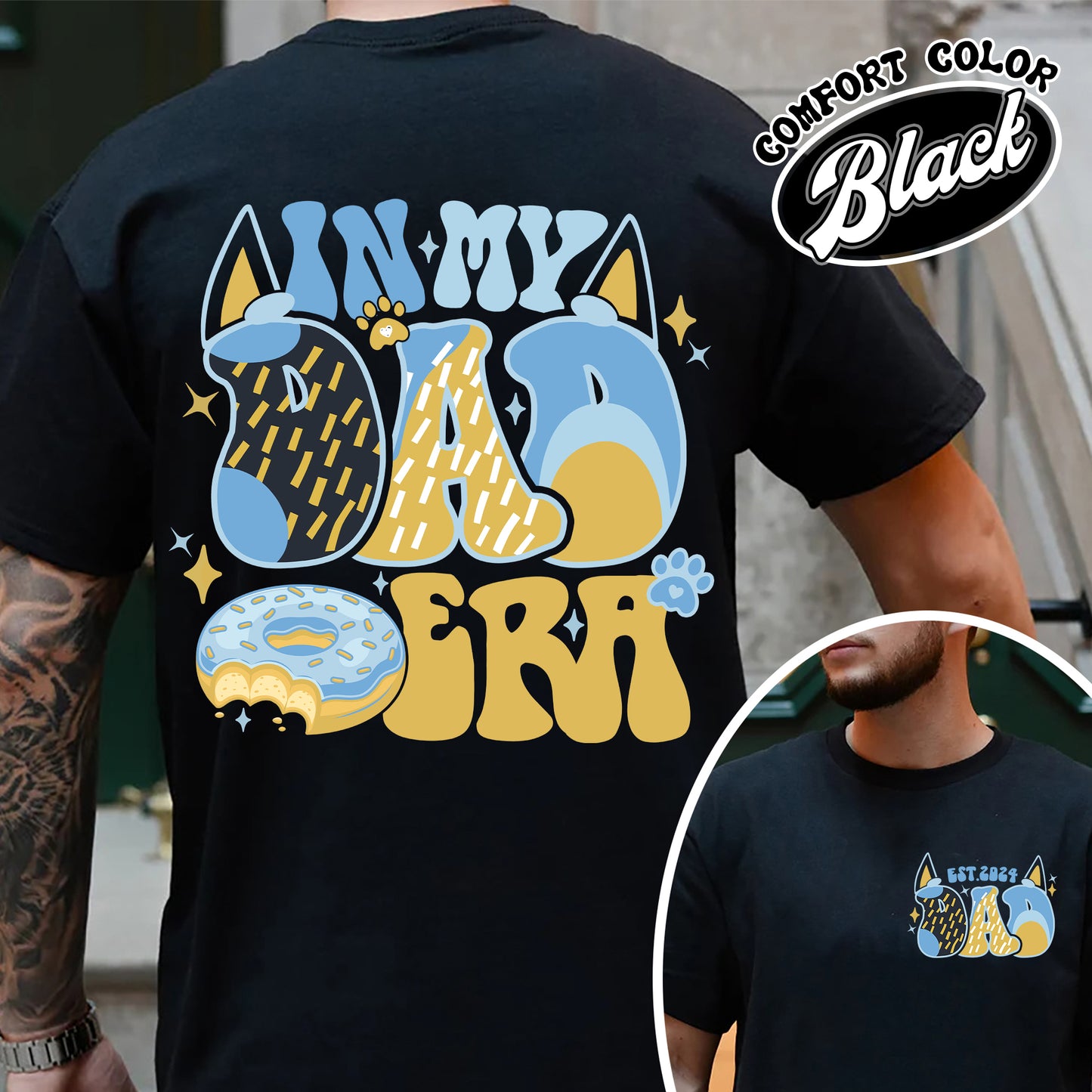 Mom And Dad Comfort Colors Shirt,Bluey Family Shirt,Shirt for Mom and Dad, Mom Era Shirt