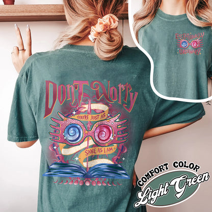 Bookish Comfort Colors Shirt,Just As Sane as I Am,Just As Sane as I Am Shirt,HP Inspired Shirts, HP Shirt