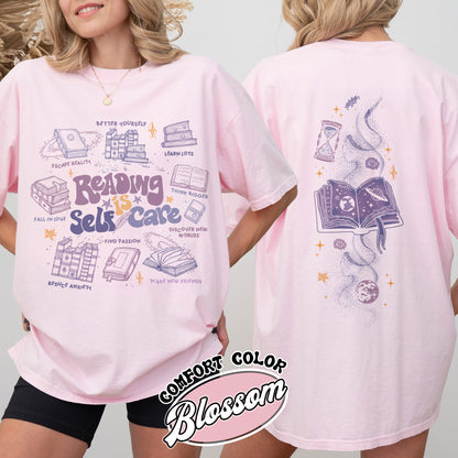 Reading Is Self Care Comfort Colors Shirt, Reading Is Self-Care Shirt, Reading Is Self Care Shirt, Reading Is Self-Care, Book Shirt 2024, Gift for Book Lover