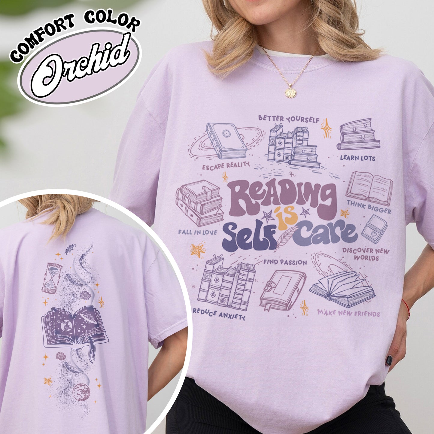 Reading Is Self Care Comfort Colors Shirt, Reading Is Self-Care Shirt, Reading Is Self Care Shirt, Reading Is Self-Care, Book Shirt 2024, Gift for Book Lover