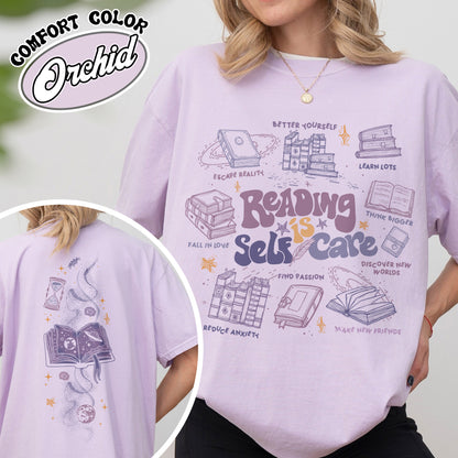 Reading Is Self Care Comfort Colors Shirt, Reading Is Self-Care Shirt, Reading Is Self Care Shirt, Reading Is Self-Care, Book Shirt 2024, Gift for Book Lover