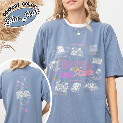 Reading Is Self Care Comfort Colors Shirt, Reading Is Self-Care Shirt, Reading Is Self Care Shirt, Reading Is Self-Care, Book Shirt 2024, Gift for Book Lover