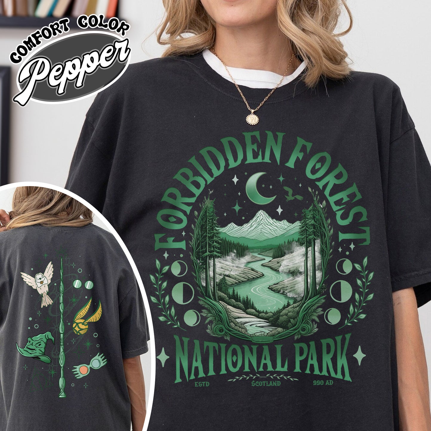 Forbidden Forest National Park Comfort Color Shirt, Forbidden Forest National Park, Forbidden Forest T Shirt, Forbidden Forest Sweatshirt, HP Inspired Shirts
