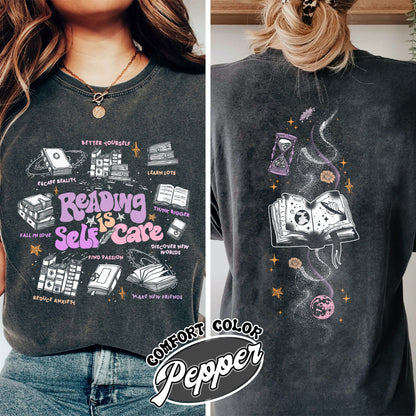 Reading Is Self Care Comfort Colors Shirt, Reading Is Self-Care Shirt, Reading Is Self Care Shirt, Reading Is Self-Care, Book Shirt 2024, Gift for Book Lover