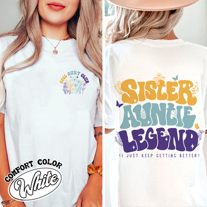 Cool Aunt Club Comfort Color Shirt, Cool Aunts Club Shirt, Cool Sister Club