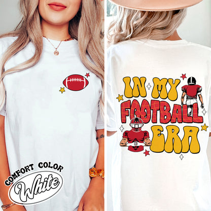 In My Football Era Comfort Color Shirt, In My Football Era, In My Game Day Era Football, In My Football Era, Chiefs Shirt, Chiefs Era Tshirt