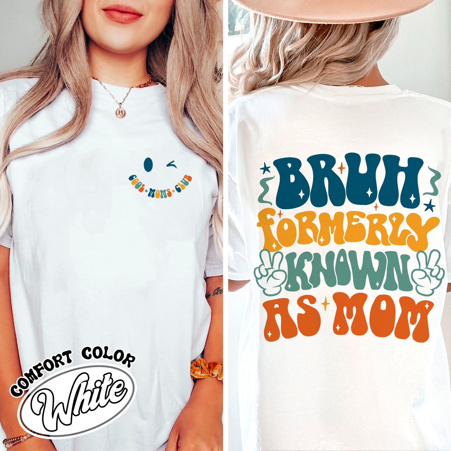 Bruh Formerly Known As Mom Comfort Color Shirt, Cool Mom Club Shirt