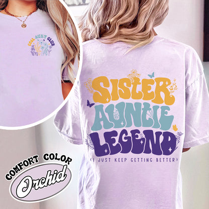 Cool Aunt Club Comfort Color Shirt, Cool Aunts Club Shirt, Cool Sister Club