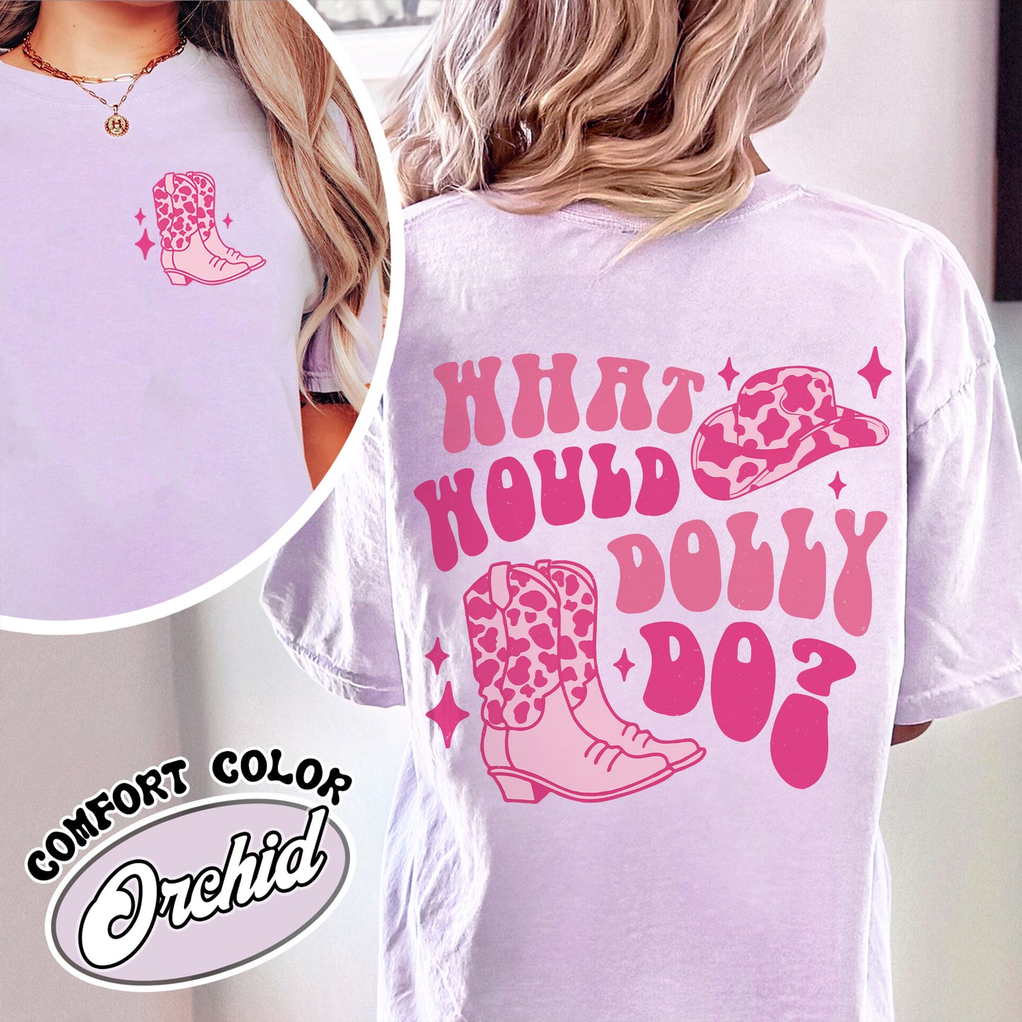 What Would Dolly Do Comfort Color Shirt, Dolly Christmas, Dolly Shirt, In Dolly We Trust, Holly Dolly, Western Christmas