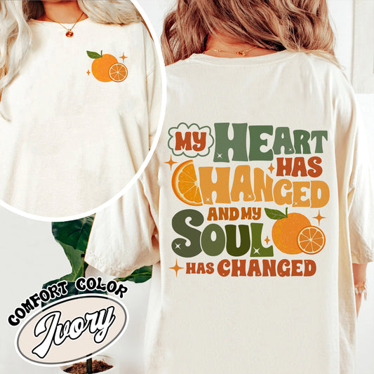 Orange Juice Comfort Color Shirt, Orange Juice Shirt, My Heart Has Changed and My Soul Has Changed Shirt, Stick Season Shirt, Music Merch Tour Shirt