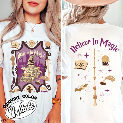 Wizard Castle Book Comfort Color Shirt, Wizard Castle With Books shirt, Wizard Book, Book Lover Shirt