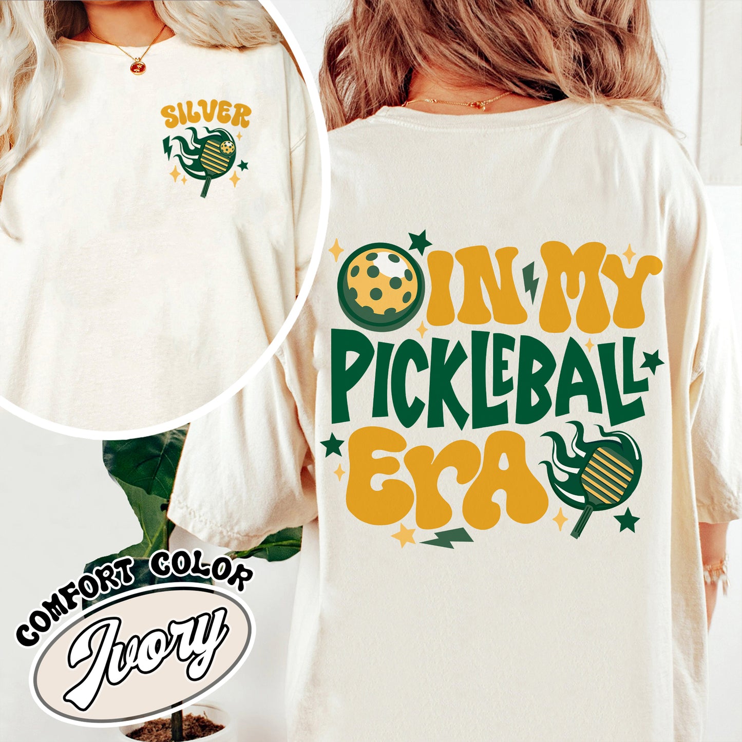 Pickleball Comfort Color Shirt, Pickleball Funny Hooded, Pickleball Era, Pickleball Mama Shirt, Pickleball Shirt Personalize