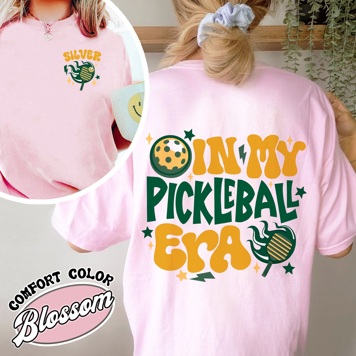 Pickleball Comfort Color Shirt, Pickleball Funny Hooded, Pickleball Era, Pickleball Mama Shirt, Pickleball Shirt Personalize