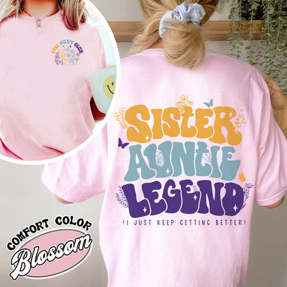 Cool Aunt Club Comfort Color Shirt, Cool Aunts Club Shirt, Cool Sister Club