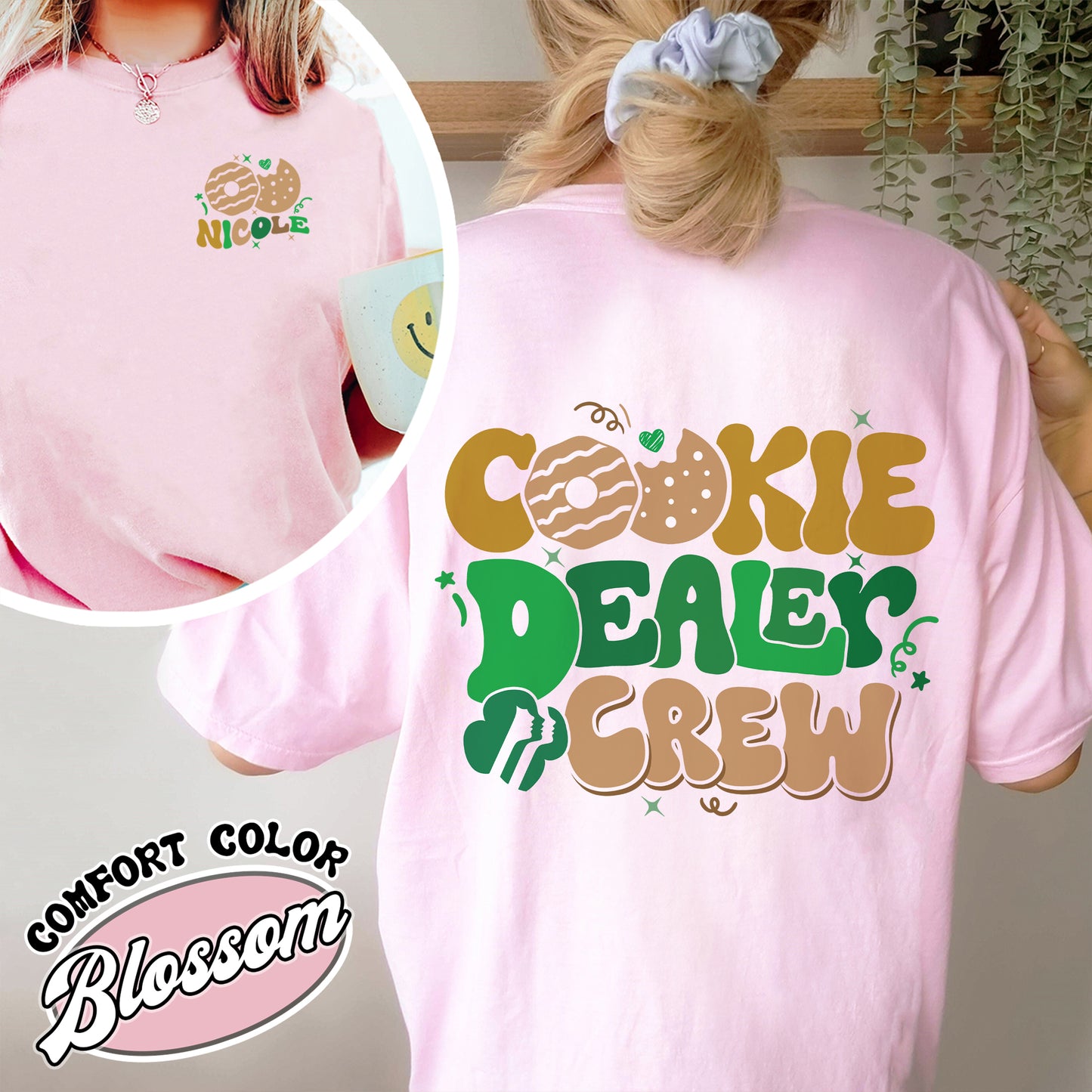 Girl Scout Comfort Color Shirt, Cookie Dealer Shirt, Scout Shirt, Girl Scout Shirt Era