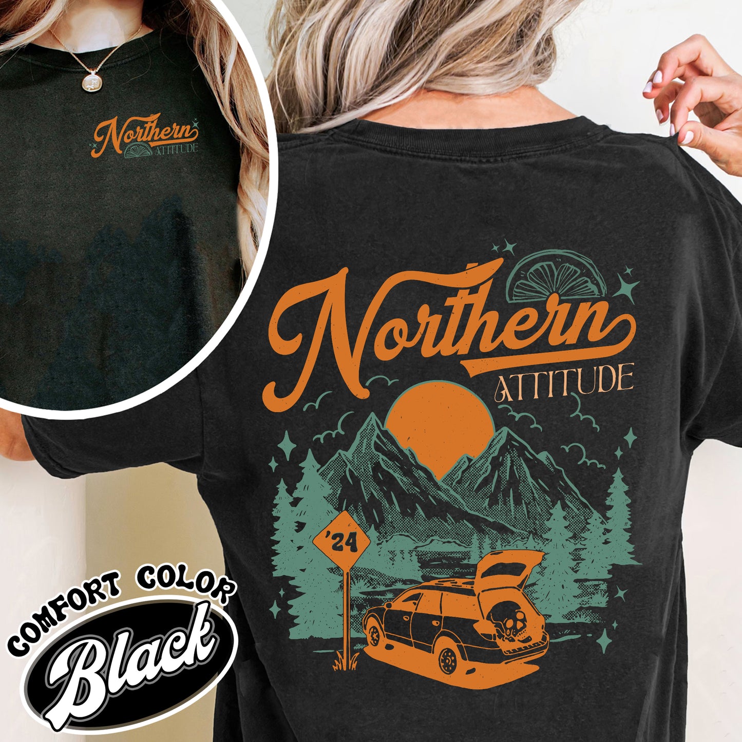 Noah Stick Season Comfort Colors Shirt, Northern Attitude Shirt, Stick Season 2024 Shirt
