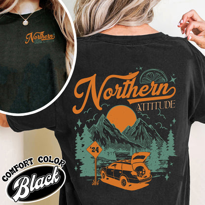 Noah Stick Season Comfort Colors Shirt, Northern Attitude Shirt, Stick Season 2024 Shirt