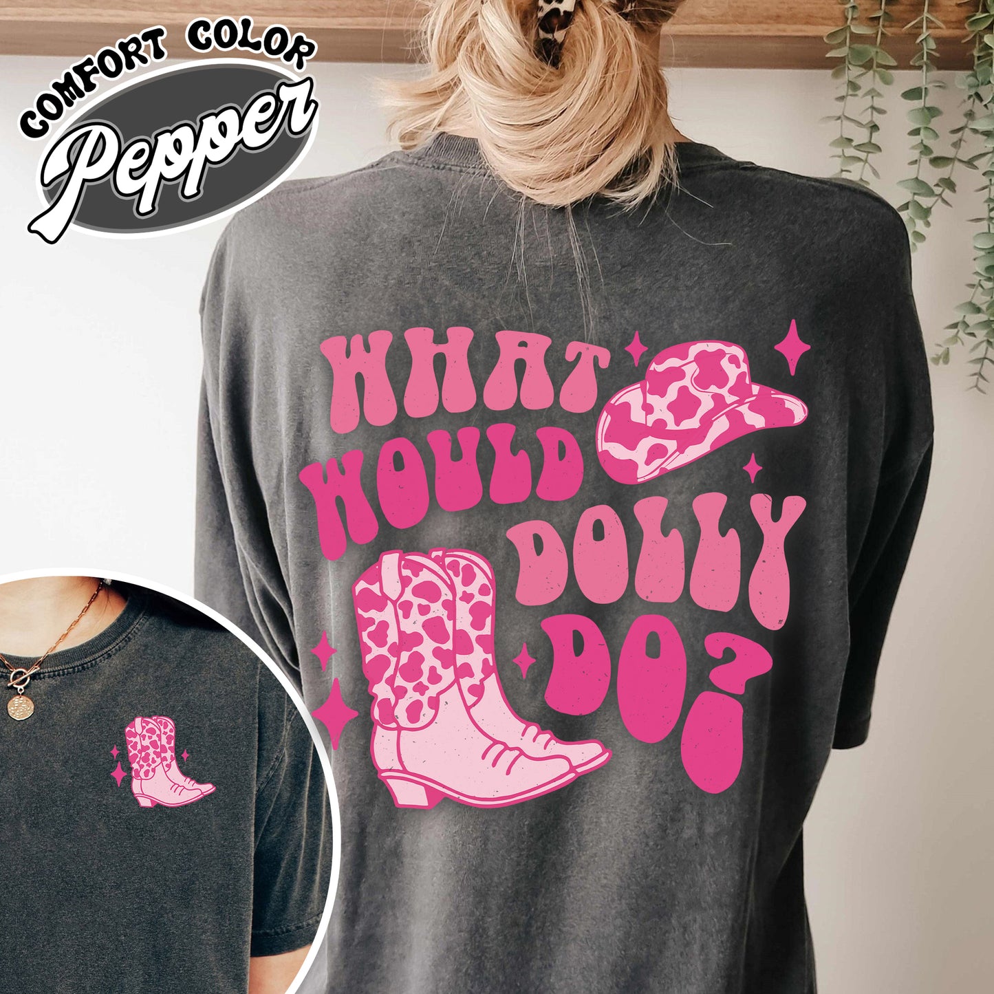 What Would Dolly Do Comfort Color Shirt, Dolly Christmas Shirt, Dolly Shirt, In Dolly We Trust Shirt, Holly Dolly Shirt, Western Christmas