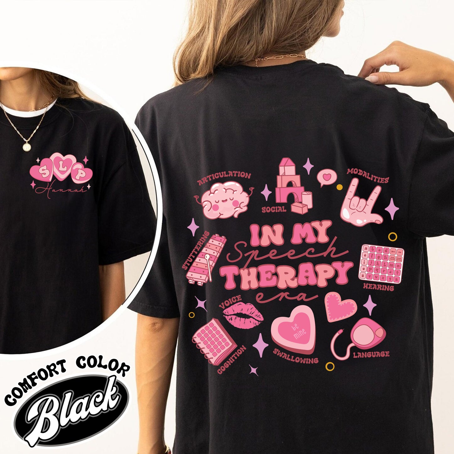 Speech Therapy Valentine Comfort Color Shirt, in My Speech Therapy Era Shirt, Speech Therapy Valentine Shirt, Speech Therapy Shirt Valentines Day