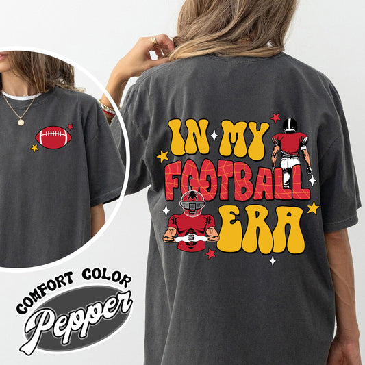 In My Football Era Comfort Coloor Shirt, In My Football Era, In My Game Day Era Football, In My Football Era, Chiefs Shirt, Chiefs Era Tshirt
