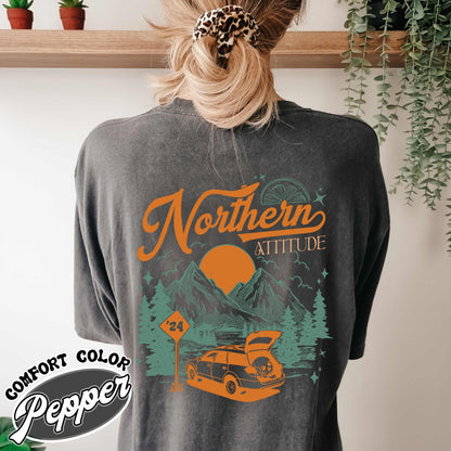 Noah Stick Season Comfort Colors Shirt, Northern Attitude Shirt, Stick Season 2024 Shirt