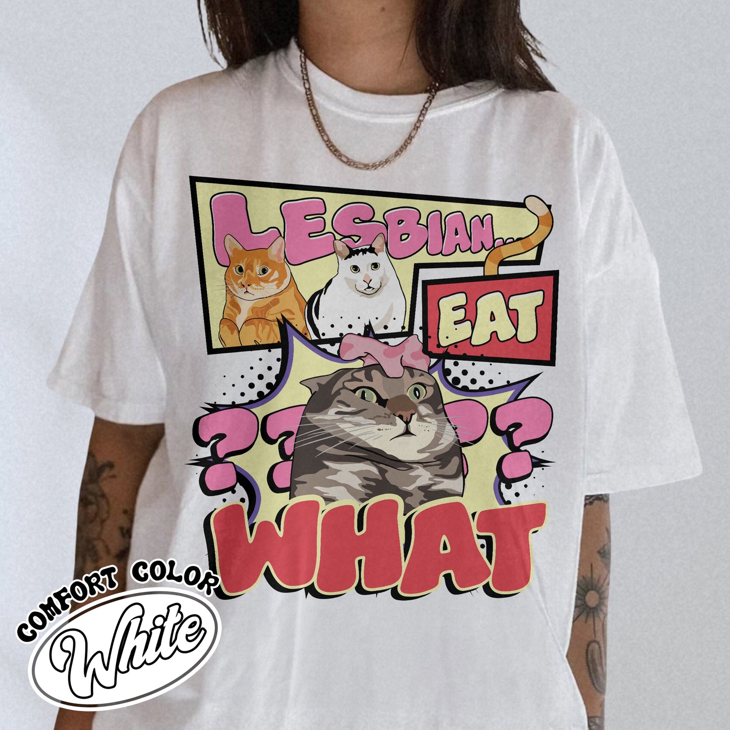 Lesbian Eat What Comfort Color Shirt, Busy Thinking Shirt, Lesbian Shirt, Pride Month Shirt, Live Laugh Lesbian, Lesbian Gifts for Sister, Lesbian Pride Shirt