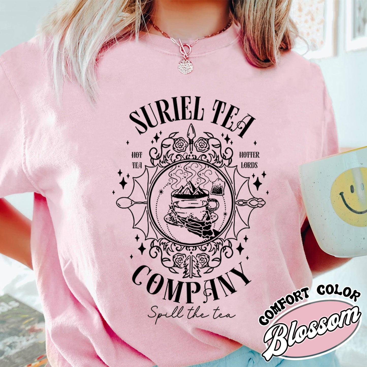 Suriel Tea Co Comfort Colors Shirt, Suriel Tea Co Tshirt, Suriel Tea Co Shirt, Acotar Shirt Suriel Tea Co, Suriel Tea Co Shirt, Bookish Gift