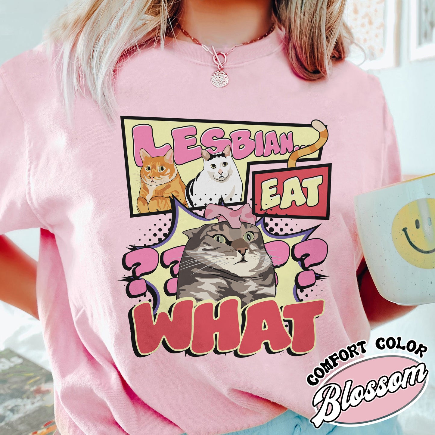 Lesbian Eat What Comfort Color Shirt, Busy Thinking Shirt, Lesbian Shirt, Pride Month Shirt, Live Laugh Lesbian, Lesbian Gifts for Sister, Lesbian Pride Shirt