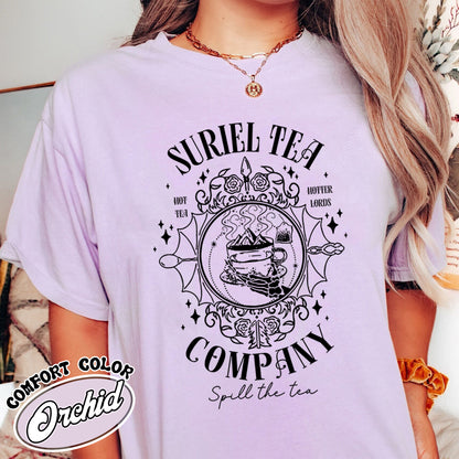 Suriel Tea Co Comfort Colors Shirt, Suriel Tea Co Tshirt, Suriel Tea Co Shirt, Acotar Shirt Suriel Tea Co, Suriel Tea Co Shirt, Bookish Gift