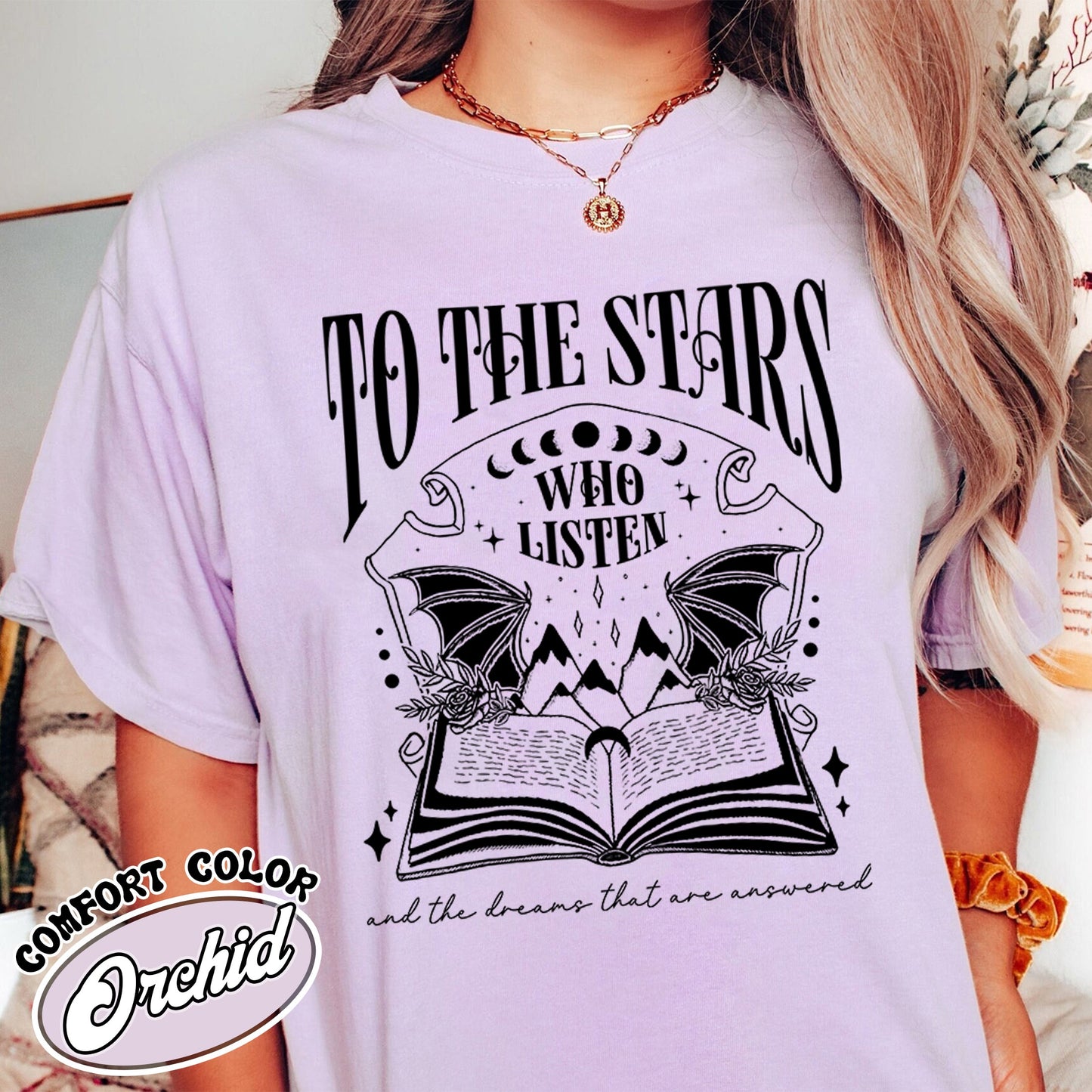 Acotar Velaris Starlight Comfort Colors Shirt, Velaris Starlight Shirt