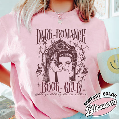 Dark Romance Book Club Comfort Colors Shirt, Dark Romance Book Club Shirt, Dark Romance Merch, Villain Dark Romance Shirt, Dark Romance Smut