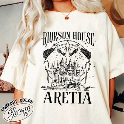 Basgiath War College Comfort Colors Shirt, Fourth Wing Shirt, Fourth Wing Merch Aretia, Bookish Gift