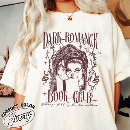 Dark Romance Book Club Comfort Colors Shirt, Dark Romance Book Club Shirt, Dark Romance Merch, Villain Dark Romance Shirt, Dark Romance Smut