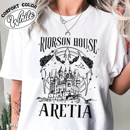 Basgiath War College Comfort Colors Shirt, Fourth Wing Shirt, Fourth Wing Merch Aretia, Bookish Gift