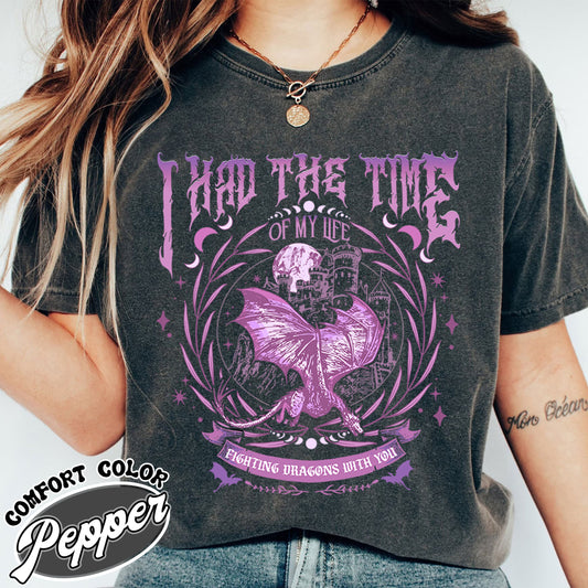 Music Lover Comfort Colors Shirt,I Had The Time Of My Life Fighting Dragons With You,Taylor Fan Gifts