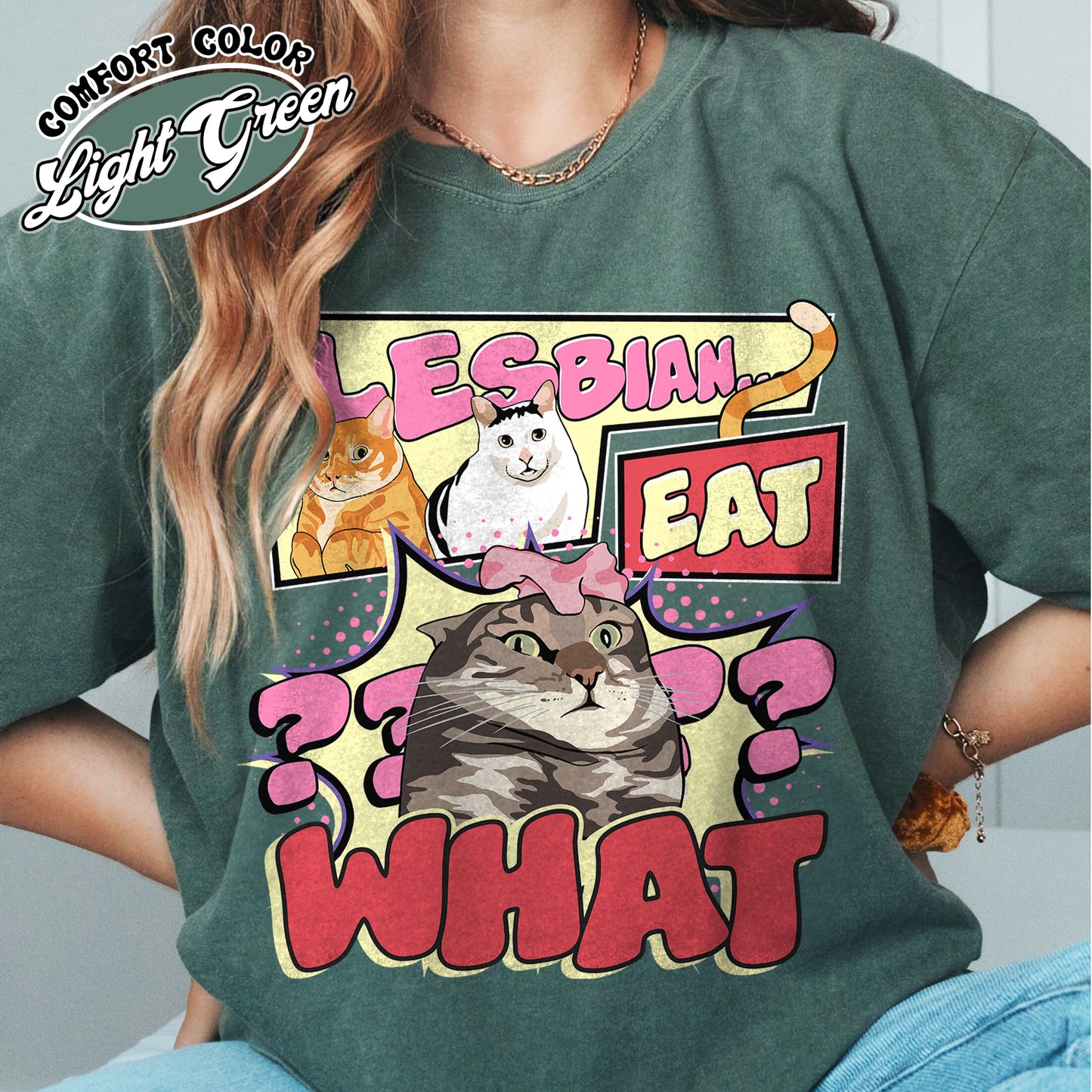 Lesbian Eat What Comfort Color Shirt, Busy Thinking Shirt, Lesbian Shirt, Pride Month Shirt, Live Laugh Lesbian, Lesbian Gifts for Sister, Lesbian Pride Shirt