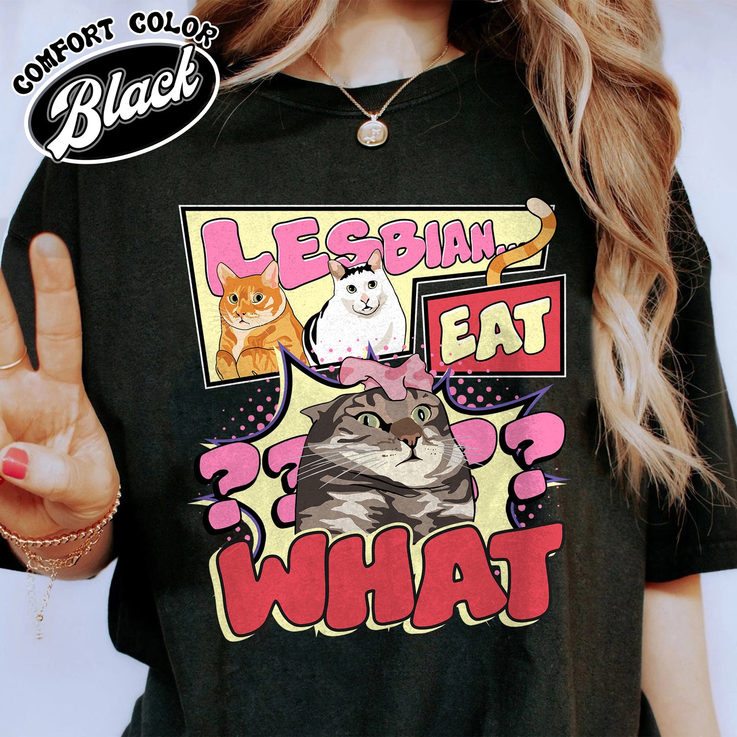 Lesbian Eat What Comfort Color Shirt, Busy Thinking Shirt, Lesbian Shirt, Pride Month Shirt, Live Laugh Lesbian, Lesbian Gifts for Sister, Lesbian Pride Shirt