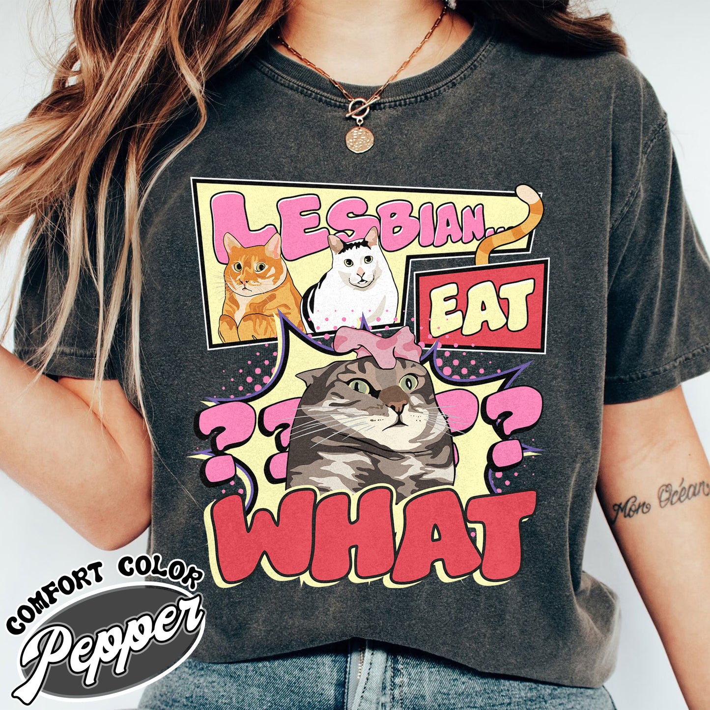 Lesbian Eat What Comfort Color Shirt, Busy Thinking Shirt, Lesbian Shirt, Pride Month Shirt, Live Laugh Lesbian, Lesbian Gifts for Sister, Lesbian Pride Shirt