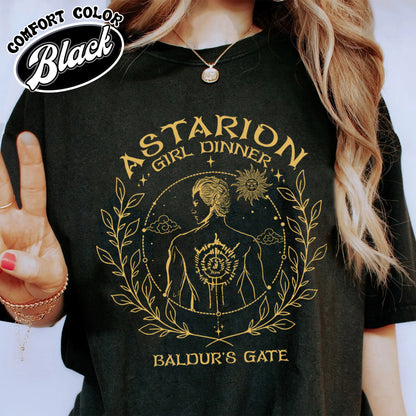 Astarion Quote Comfort Color Shirt, Astarion High Elf Shirt, Astarion Girl Dinner Shirt, Astarion Girl Dinner Shirt