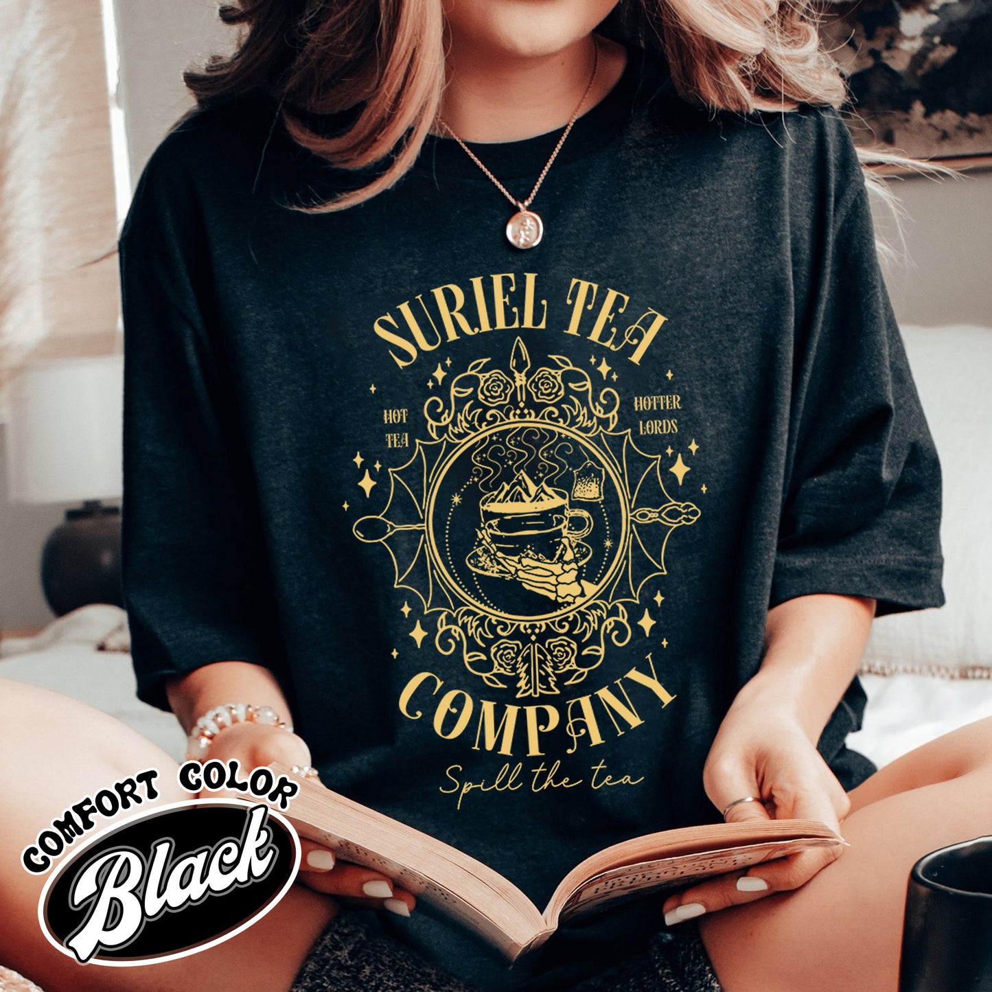 Suriel Tea Co Comfort Colors Shirt, Suriel Tea Co Tshirt, Suriel Tea Co Shirt, Acotar Shirt Suriel Tea Co, Suriel Tea Co Shirt, Bookish Gift